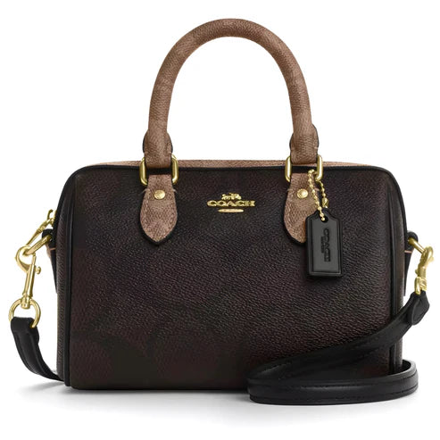 Coach Mini Rowan Crossbody Bag In Signature Canvas