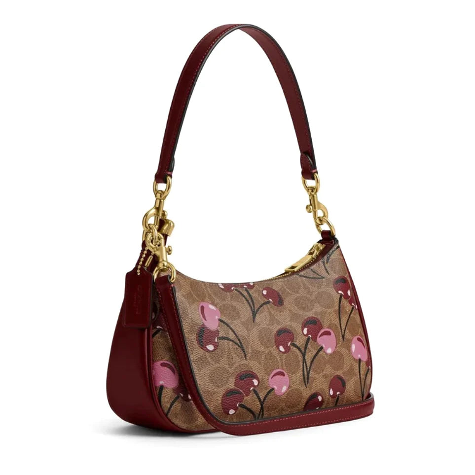 Coach Teri Shoulder Bag With Cherry Print
