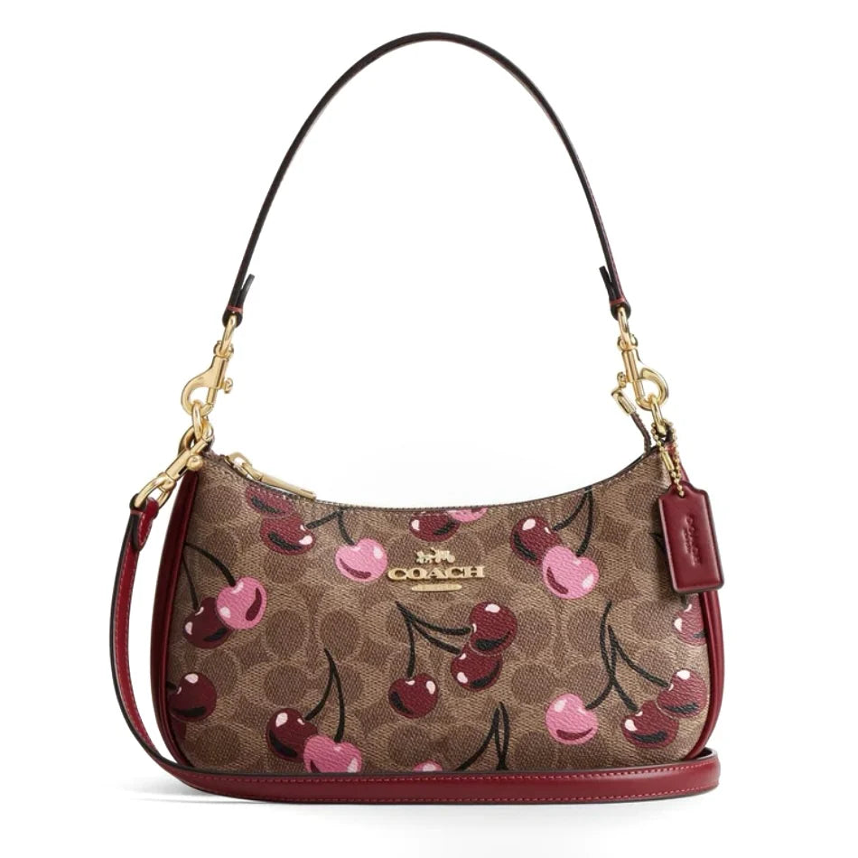 Coach Teri Shoulder Bag With Cherry Print